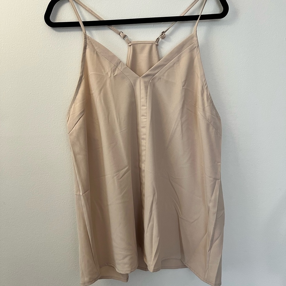 Elegant Beige Women's Camisole Top